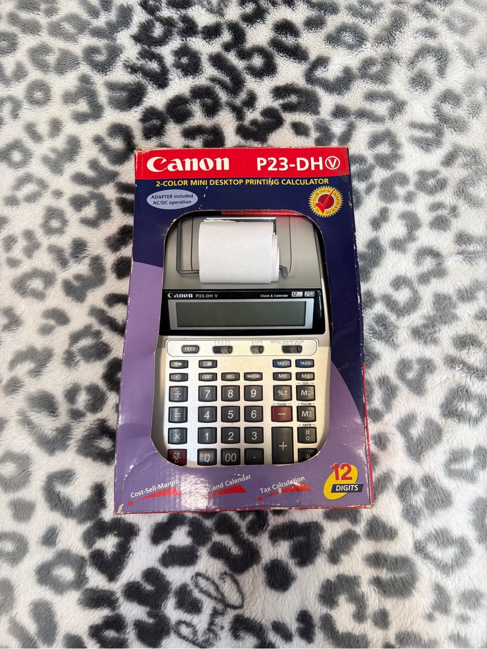 Canon P23-DH Mini Desktop Printing Calculator